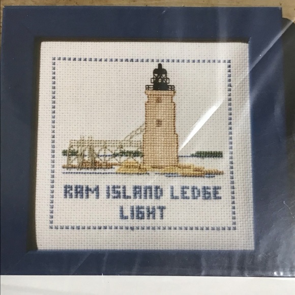 Seguin Designs Counted Cross Stitch PATTERN ONLY Ram Island Ledge Lighthouse ME - Picture 1 of 4
